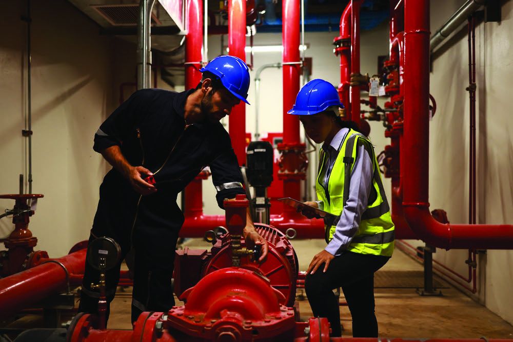 UNIPUMP fire pump commissioning